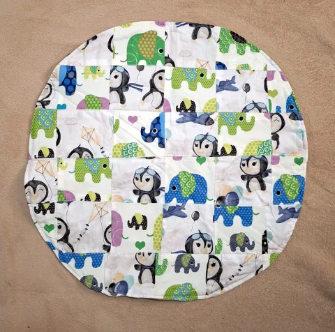 Medium multicolored Baby carpet v1