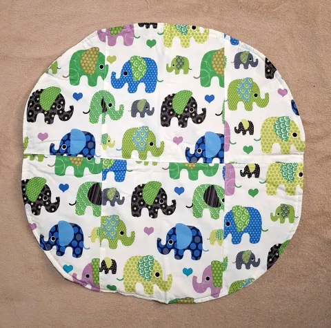 Medium multicolored Baby carpet v4