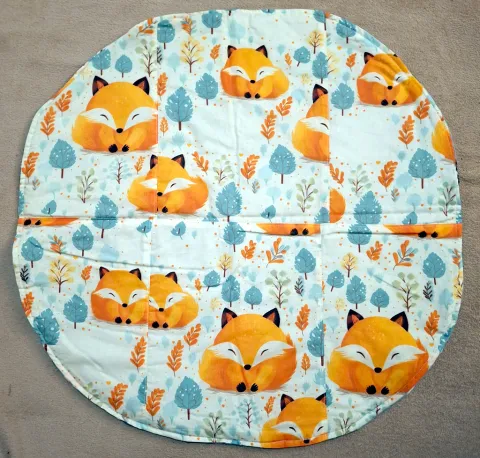 Medium multicolored Baby carpet v5