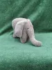 Medium gray plush Elephant from top