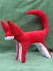 Big red plush Fox from top