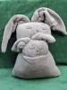 Big gray plush Rabbit with Baby together