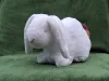Big white plush Rabbit from top